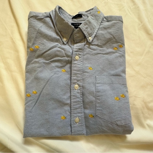 J. Crew Short Sleeve Oxford - Picture 1 of 3